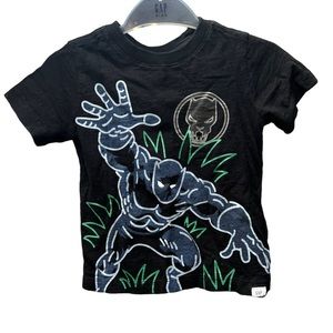 ⭐️⭐️⭐️3 for$12⭐️⭐️⭐️ BABY GAP Short Sleeve Black Panther Graphic Tee Size 3